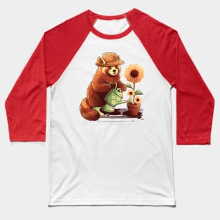 Red panda gardener Baseball T-Shirt